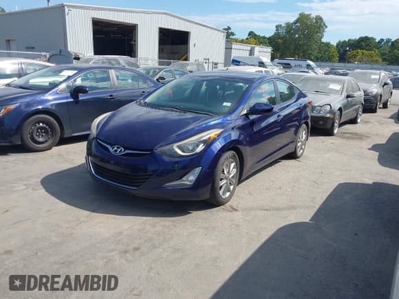 ✅ 2014 Hyundai Elantra Limited • VIN: 5NPDH4AE1EH501520 • Lot: 43138304. Listed on IAAI with 108,471 mi. Free auction sales archive from the USA and detailed vehicle history report at DreamBid. Image 2.