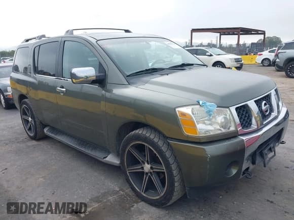 ✅ 2004 Nissan Armada LE • VIN: 5N1AA08A54N700437 • Lot: 43882124. Listed on IAAI with 228,107 mi. Free auction sales archive from the USA and detailed vehicle history report at DreamBid. Image 1.
