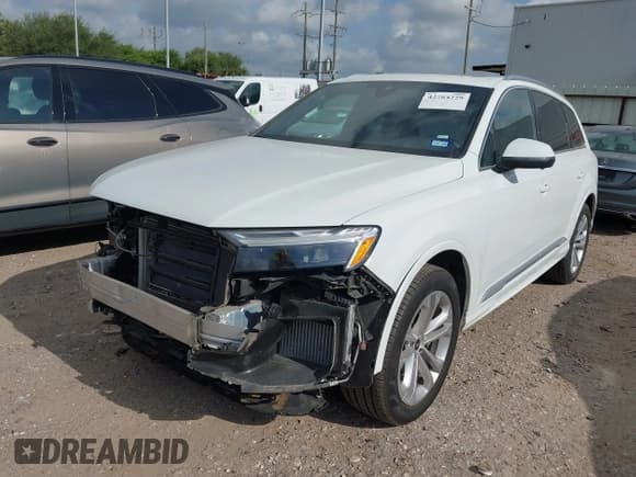 ✅ 2025 Audi Q7 Premium Plus • VIN: WA1LVBF78SD016144 • Lot: 42784229. Listed on IAAI with 21,547 mi. Free auction sales archive from the USA and detailed vehicle history report at DreamBid. Image 2.