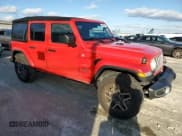✅ 2024 Jeep Wrangler Sahara • VIN: 1C4PJXEG9RW236263 • Lot: 45009025. Listed on Copart with 13,985 mi. Free auction sales archive from the USA and detailed vehicle history report at DreamBid. Image 4.