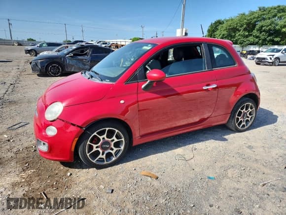 ✅ 2012 FIAT 500 Sport • VIN: 3C3CFFBR8CT126368 • Lot: 62024555. Listed on Copart with 125,352 mi. Free auction sales archive from the USA and detailed vehicle history report at DreamBid. Image 1.