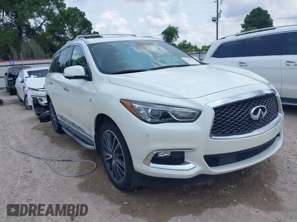 ✅ 2018 Infiniti QX60 • VIN: 5N1DL0MN7JC529455 • Lot: 42926201. Listed on IAAI with 59,246 mi. Free auction sales archive from the USA and detailed vehicle history report at DreamBid. Image 1.