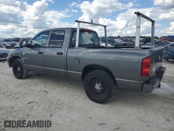2008 Dodge 1500 SLT with VIN 1D7HA18N98S527501, listed as a Copart auction lot 72350804 with 194,952 mi miles and Salvage title. Bid and sale history available at DreamBid. Image 2.
