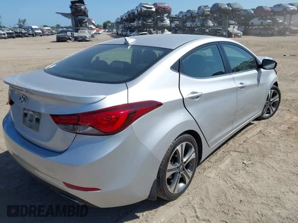 ✅ 2015 Hyundai Elantra Sport • VIN: KMHDH4AH6FU283426 • Lot: 42121462. Listed on IAAI with 73,484 mi. Free auction sales archive from the USA and detailed vehicle history report at DreamBid. Image 4.
