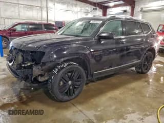 ✅ 2019 Volkswagen Atlas SEL Premium • VIN: 1V2NR2CA2KC509146 • Lot: 94644225. Wystawiony na Copart z przebiegiem 180 651 mil. Bezpłatny archiwum sprzedaży aukcyjnych z USA i szczegółowy raport historii pojazdu na DreamBid. Zdjęcie 1.