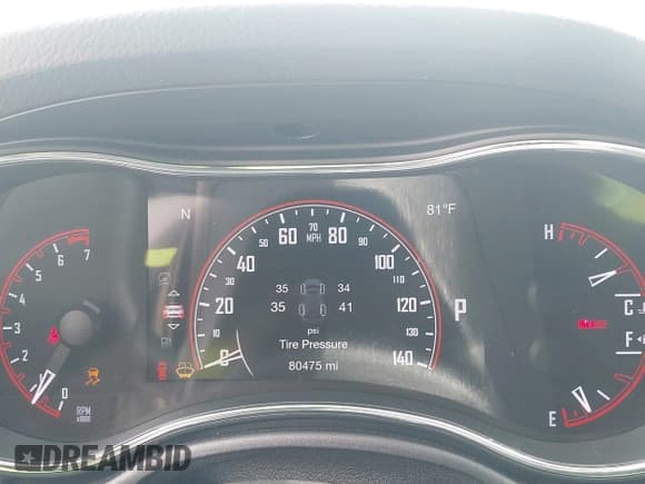 ✅ 2017 Dodge Durango GT • VIN: 1C4RDHDG9HC838846 • Lot: 42647716. Listed on IAAI with 80,475 mi. Free auction sales archive from the USA and detailed vehicle history report at DreamBid. Image 7.