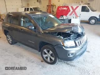 ✅ 2016 Jeep Compass Latitude • VIN: 1C4NJCEA5GD763205 • Лот: 43420957. Опубликован ранее на IAAI с пробегом 57 202 миль. Бесплатный доступ к архиву аукционных продаж из США и подробный отчёт об истории автомобиля на DreamBid. Изображение 1.