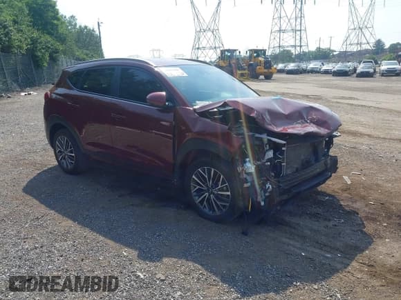 ✅ 2020 Hyundai Tucson Ultimate • VIN: KM8J3CAL3LU197745 • Lot: 42439103. Listed on IAAI with 62,026 mi. Free auction sales archive from the USA and detailed vehicle history report at DreamBid. Image 1.