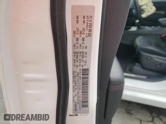 ✅ 2018 Dodge Durango R/T • VIN: 1C4SDJCT6JC381037 • Лот: 62491205. Опубликован ранее на Copart с пробегом 97 500 миль. Бесплатный доступ к архиву аукционных продаж из США и подробный отчёт об истории автомобиля на DreamBid. Изображение 13.