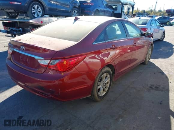 2013 Hyundai Sonata GLS with VIN 5NPEB4AC5DH773202, listed as a IAAI auction lot 43481973 with 126,527 mi miles and . Bid and sale history available at DreamBid. Image 4.