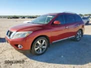 ✅ 2015 Nissan Pathfinder Platinum • VIN: 5N1AR2MM6FC671968 • Лот: 90643025. Опубликован ранее на Copart с пробегом 134 337 миль. Бесплатный доступ к архиву аукционных продаж из США и подробный отчёт об истории автомобиля на DreamBid. Изображение 1.