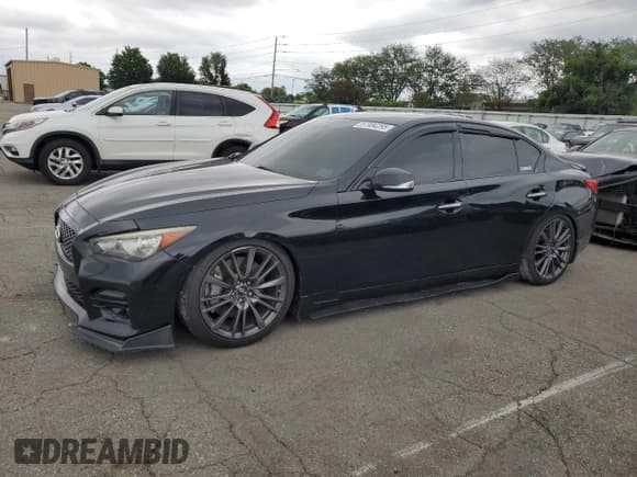 ✅ 2016 Infiniti Q50 Red Sport 400 • VIN: JN1FV7AP1GM421036 • Лот: 57994295. Опубликован ранее на Copart с пробегом 106 500 миль. Бесплатный доступ к архиву аукционных продаж из США и подробный отчёт об истории автомобиля на DreamBid. Изображение 1.