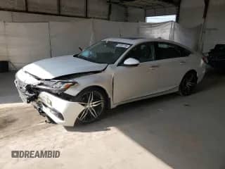 2021 Honda Accord Touring with VIN 1HGCV2F95MA011805, listed as a Copart auction lot 67601195 with 46,883 mi miles and Salvage title. Bid and sale history available at DreamBid. Image 1.