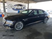 ✅ 2023 Genesis G80 • VIN: KMTGE4S1XPU005594 • Lot: 59148875. Wystawiony na Copart z przebiegiem 20 576 mil. Bezpłatny archiwum sprzedaży aukcyjnych z USA i szczegółowy raport historii pojazdu na DreamBid. Zdjęcie 1.