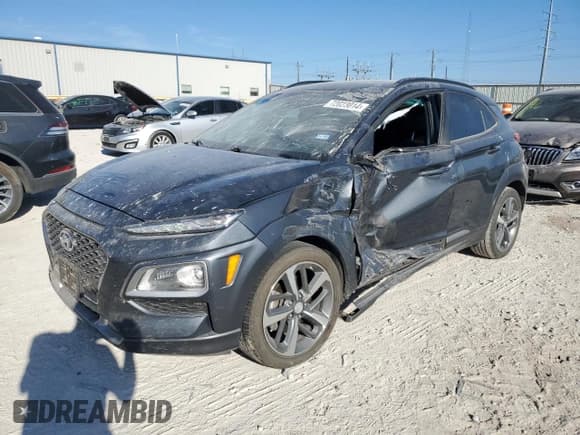 ✅ 2020 Hyundai Kona Limited • VIN: KM8K33A55LU415285 • Lot: 72023014. Listed on Copart with 73,107 mi. Free auction sales archive from the USA and detailed vehicle history report at DreamBid. Image 1.