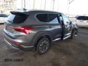 ✅ 2021 Hyundai Santa Fe Blue • VIN: KM8S2DA12MU006345 • Lot: 41505836. Listed on IAAI with 96,446 mi. Free auction sales archive from the USA and detailed vehicle history report at DreamBid. Image 4.