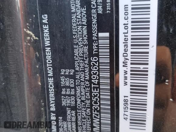 ✅ 2014 MINI Clubman • VIN: WMWZF3C53ET493626 • Lot: 68738495. Wystawiony na Copart z przebiegiem 115 558 mil. Bezpłatny archiwum sprzedaży aukcyjnych z USA i szczegółowy raport historii pojazdu na DreamBid. Zdjęcie 12.