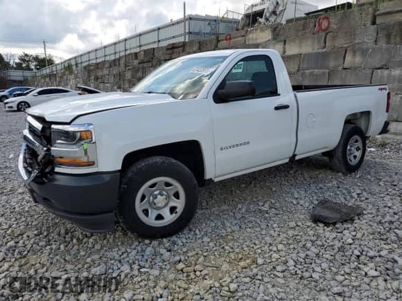 2016 Chevrolet Silverado 1500 Work Truck z VIN 1GCNKNEH1GZ361092, wystawiony jako Copart lot #67432695 z przebiegiem 61 043 mil mil oraz Szkoda całkowita • Salvage title. Historia ofert i sprzedaży dostępna na DreamBid. Obrazek 1.