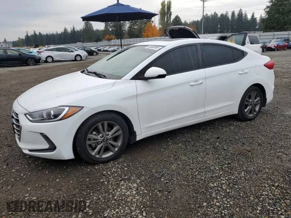 2018 Hyundai Elantra SEL with VIN 5NPD84LFXJH289135, listed as a Copart auction lot 90660895 with 65,520 mi miles and Salvage title. Bid and sale history available at DreamBid. Image 1.