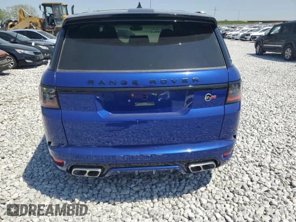 ✅ 2022 Land Rover Range Rover Sport SVR • VIN: SALWZ2RE0NA230710 • Lot: 47987935. Listed on Copart with 3,227 mi. Free auction sales archive from the USA and detailed vehicle history report at DreamBid. Image 6.