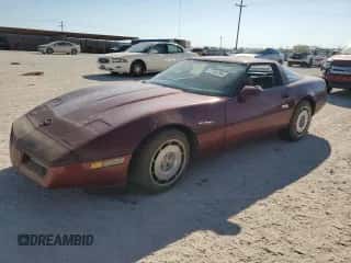 1986 Chevrolet Corvette with VIN 1G1YY0789G5118657, listed as a Copart auction lot 77743794 with 97,673 mi miles and Salvage title. Bid and sale history available at DreamBid. Image 1.