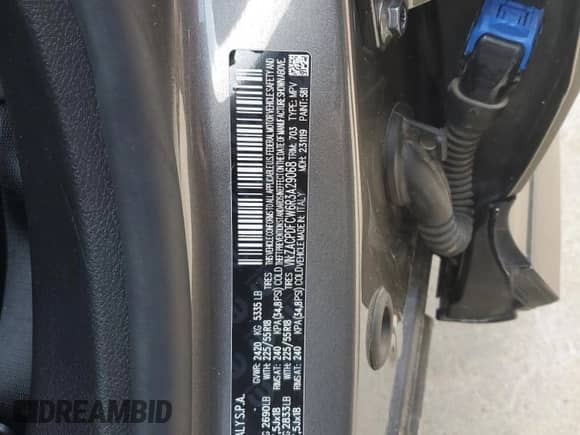 2024 Dodge Hornet R/T z VIN ZACPDFCW6R3A29068, wystawiony jako Copart lot #61591825 z przebiegiem Nie podano mil oraz Nie do naprawy • Non repairable. Historia ofert i sprzedaży dostępna na DreamBid. Obrazek 14.