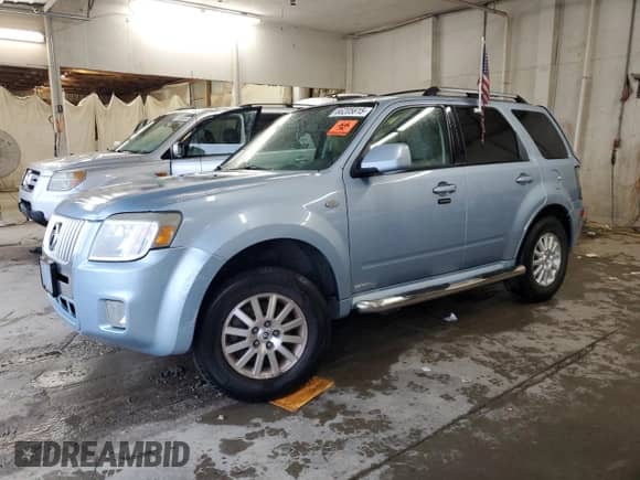 2009 Mercury Mariner Premier with VIN 4M2CU97709KJ02175, listed as a Copart auction lot 66205615 with 117,775 mi miles and Salvage title. Bid and sale history available at DreamBid. Image 1.