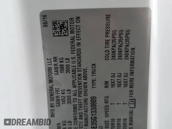 2016 Chevrolet Colorado 4WD WT с VIN 1GCHTBE35G1330889, выставлен на аукционе Copart как лот 69065045 с пробегом 60 832 миль миль и Чистый • Clean title. История ставок и продаж доступна на DreamBid. Изображение 12.