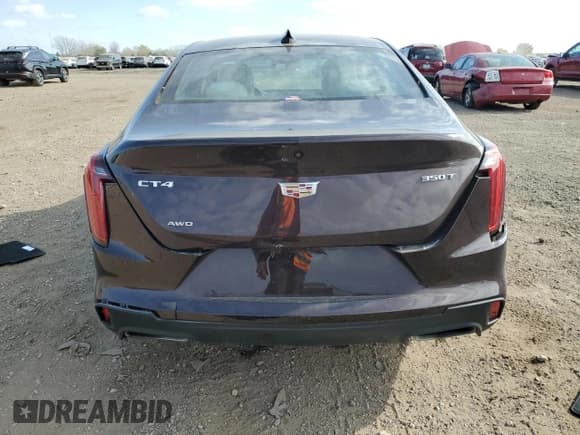 ✅ 2021 Cadillac CT4 Luxury • VIN: 1G6DK5RK9M0129148 • Lot: 90232795. Listed on Copart with 23,995 mi. Free auction sales archive from the USA and detailed vehicle history report at DreamBid. Image 6.