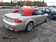 ✅ 2006 BMW 6 Series 650Ci • VIN: WBAEK134X6CN79894 • Lot: 43626689. Listed on IAAI with 156,123 mi. Free auction sales archive from the USA and detailed vehicle history report at DreamBid. Image 4.
