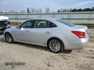 2014 Hyundai Equus Signature z VIN KMHGH4JH1EU086014, wystawiony jako Copart lot #81334014 z przebiegiem 73 139 mil mil oraz Szkoda całkowita • Salvage title. Historia ofert i sprzedaży dostępna na DreamBid. Obrazek 2.