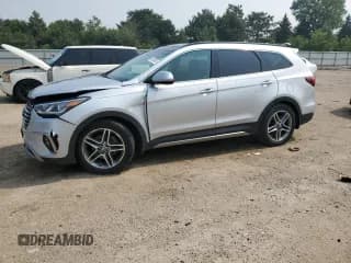 ✅ 2017 Hyundai Santa Fe SE Ultimate • VIN: KM8SRDHF4HU218019 • Lot: 66857645. Listed on Copart with 66,715 mi. Free auction sales archive from the USA and detailed vehicle history report at DreamBid. Image 1.