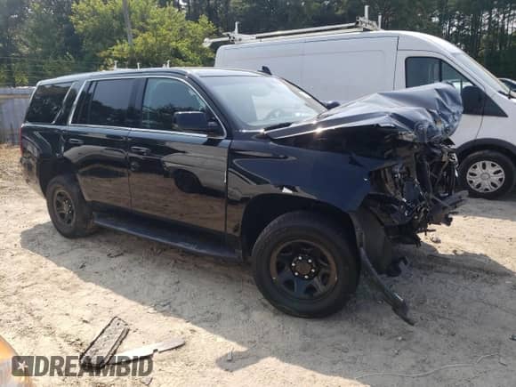 2019 Chevrolet Tahoe Commercial with VIN 1GNLCDECXKR241469, listed as a Copart auction lot 65674525 with Not provided miles and Salvage title. Bid and sale history available at DreamBid. Image 4.