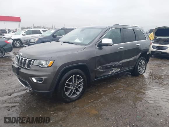 ✅ 2020 Jeep Grand Cherokee Limited X • VIN: 1C4RJEBG4LC266121 • Lot: 43777139. Listed on IAAI with 124,722 mi. Free auction sales archive from the USA and detailed vehicle history report at DreamBid. Image 17.