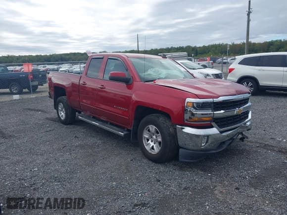 ✅ 2018 Chevrolet Silverado 1500 LT • VIN: 1GCVKREC4JZ302234 • Lot: 43400403. Listed on IAAI with 82,216 mi. Free auction sales archive from the USA and detailed vehicle history report at DreamBid. Image 1.