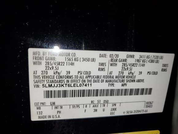 ✅ 2020 Lincoln Navigator Reserve • VIN: 5LMJJ3KT6LEL07411 • Лот: 66440244. Опубликован ранее на Copart с пробегом Не указан. Бесплатный доступ к архиву аукционных продаж из США и подробный отчёт об истории автомобиля на DreamBid. Изображение 14.