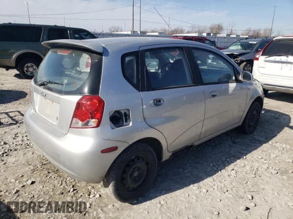 ✅ 2006 Chevrolet Aveo LS • VIN: KL1TD66606B634008 • Lot: 43622544. Wystawiony na Copart z przebiegiem Nie podano. Bezpłatny archiwum sprzedaży aukcyjnych z USA i szczegółowy raport historii pojazdu na DreamBid. Zdjęcie 3.