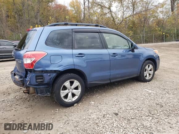 2015 Subaru Forester Premium with VIN JF2SJADCXFH548471, listed as a Copart auction lot 89860555 with 104,225 mi miles and Salvage title. Bid and sale history available at DreamBid. Image 3.