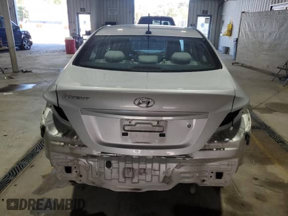 2017 Hyundai Accent SE with VIN KMHCT4AE4HU307192, listed as a Copart auction lot 86876515 with 51,308 mi miles and Salvage title. Bid and sale history available at DreamBid. Image 6.