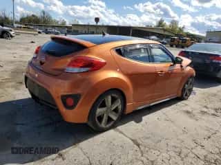 2015 Hyundai Veloster Turbo z VIN KMHTC6AE2FU232579, wystawiony jako Copart lot #70978033 z przebiegiem 105 790 mil mil oraz Szkoda całkowita • Salvage title. Historia ofert i sprzedaży dostępna na DreamBid. Obrazek 3.
