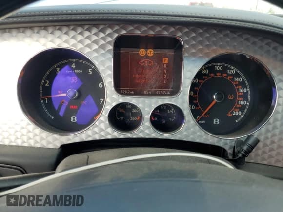 ✅ 2007 Bentley Continental GT • VIN: SCBDR33W27C044800 • Lot: 85331315. Listed on Copart with 43,745 mi. Free auction sales archive from the USA and detailed vehicle history report at DreamBid. Image 9.