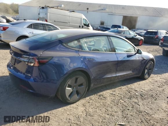 ✅ 2022 Tesla Model 3 • VIN: 5YJ3E1EA9NF343775 • Lot: 84626725. Listed on Copart with 31,059 mi. Free auction sales archive from the USA and detailed vehicle history report at DreamBid. Image 3.