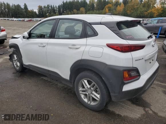 2019 Hyundai Kona SE with VIN KM8K1CAA8KU276190, listed as a Copart auction lot 90241375 with 48,022 mi miles and Salvage title. Bid and sale history available at DreamBid. Image 2.