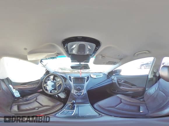 2012 Hyundai Azera z VIN KMHFG4JG6CA165358, wystawiony jako Copart lot #43161225 z przebiegiem Nie podano mil oraz Szkoda całkowita • Salvage title. Historia ofert i sprzedaży dostępna na DreamBid. Obrazek 12.