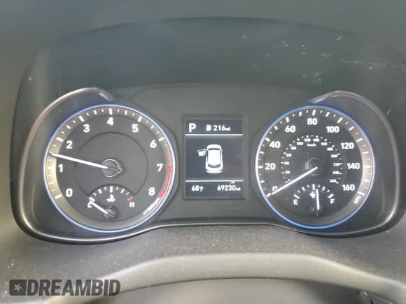 ✅ 2020 Hyundai Kona SE • VIN: KM8K12AA3LU483842 • Лот: 75537374. Опубликован ранее на Copart с пробегом 69 230 миль. Бесплатный доступ к архиву аукционных продаж из США и подробный отчёт об истории автомобиля на DreamBid. Изображение 9.