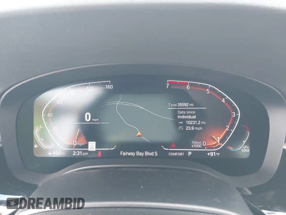 ✅ 2021 BMW 5 Series 530i • VIN: WBA53BH07MCF10086 • Lot: 43036291. Listed on IAAI with 26,592 mi. Free auction sales archive from the USA and detailed vehicle history report at DreamBid. Image 7.