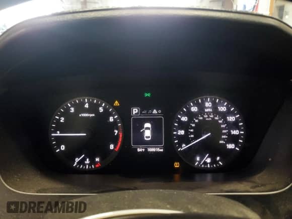 2016 Hyundai Sonata Sport z VIN 5NPE34AF0GH393552, wystawiony jako Copart lot #87261295 z przebiegiem 168 915 mil mil oraz Szkoda całkowita • Salvage title. Historia ofert i sprzedaży dostępna na DreamBid. Obrazek 9.