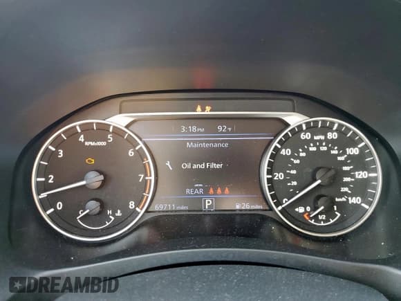 ✅ 2023 Nissan Altima SV • VIN: 1N4BL4DV5PN345427 • Lot: 85513995. Listed on Copart with 69,711 mi. Free auction sales archive from the USA and detailed vehicle history report at DreamBid. Image 9.