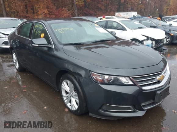 ✅ 2015 Chevrolet Impala LT • VIN: 1G1125S30FU145908 • Лот: 43479912. Опубликован ранее на IAAI с пробегом 146 393 миль. Бесплатный доступ к архиву аукционных продаж из США и подробный отчёт об истории автомобиля на DreamBid. Изображение 1.