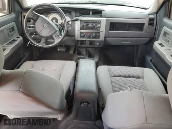 2008 Dodge Dakota SLT with VIN 1D7HE48N58S578824, listed as a Copart auction lot 78477474 with 64,557 mi miles and Salvage title. Bid and sale history available at DreamBid. Image 8.